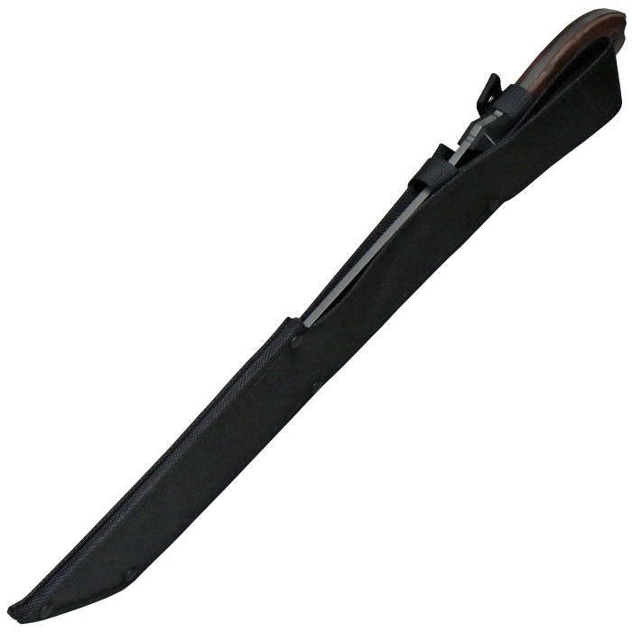 Walther MachTac 5 Machete, Walnussholzgriff mit Nylonscheide